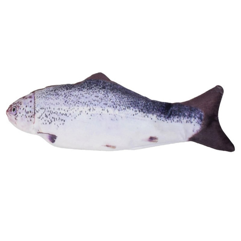 Interactive Flopping Fish Cat Toy USB Rechargeable Moving Pet Teaser 7