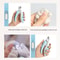 LED Pet Nail Trimmer Precision Electric Grinder Safety Clipper 3