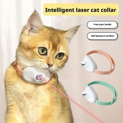 smart interactive laser cat collar – automatic hands-free rechargeable teaser