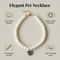 Exquisite Pearl Cat Necklace Adjustable Luxury Jewelry Collar For Kittens Small Pets 13