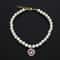 Exquisite Pearl Cat Necklace Adjustable Luxury Jewelry Collar For Kittens Small Pets 15