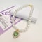 Exquisite Pearl Cat Necklace Adjustable Luxury Jewelry Collar For Kittens Small Pets 16