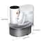 Smart Tipping Automatic Pet Water Fountain 3L Wireless Rechargeable Dispenser Stainless Steel Edit 6
