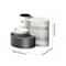Smart Tipping Automatic Pet Water Fountain 3L Wireless Rechargeable Dispenser Stainless Steel Edit 7