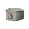 Weatherproof Insulated Outdoor Cat Shelter Foldable Winter Haven For Feral Pets 7