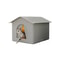 Weatherproof Insulated Outdoor Cat Shelter Foldable Winter Haven For Feral Pets 7