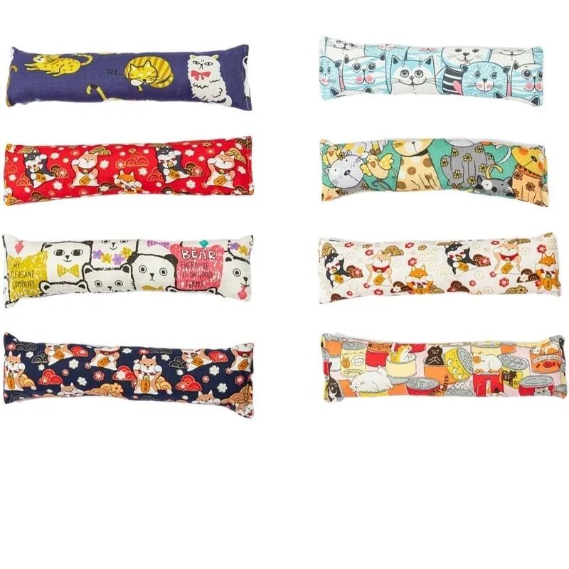 Plush Catnip Cuddle Pillow HeavyDuty Interactive Kick Teething Toy 4