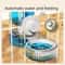 Hanging Cage Automatic Pet Feeder Waterer Set GravityFed Dispenser For Cats Dogs 3