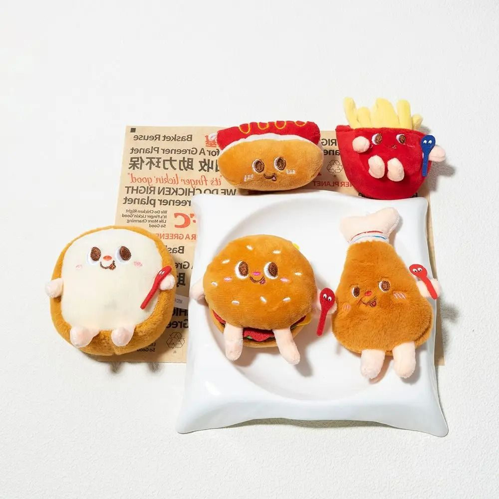 Fast Food Plush Catnip Toys Interactive BiteSized Teething Grinding Toys 11