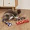 Interactive Plush Teaser Wand Durable BiteResistant Pounce Chase Toy 2