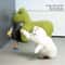 Capybara Bird Interactive Teaser Plush Pounce Chase Wand With Jingle Bell 3