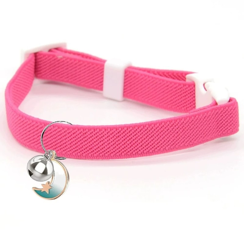 Elastic Safety Cat Collar Lightweight Stretch Comfort For Kittens Adult Cats 12