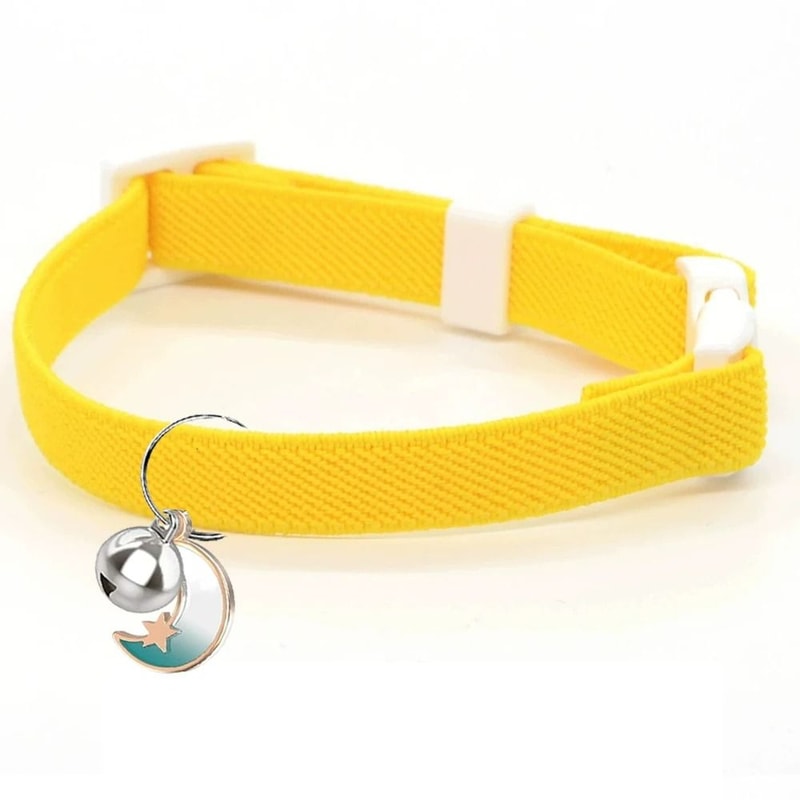 Elastic Safety Cat Collar Lightweight Stretch Comfort For Kittens Adult Cats 15