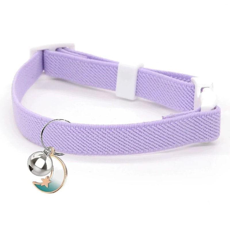 Elastic Safety Cat Collar Lightweight Stretch Comfort For Kittens Adult Cats 19