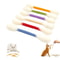 Oversized Cotton Swab Cat Kicker 6Piece Set Durable Felt Teething Wrestling Toys 6