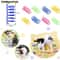 Colorful Spiral Spring Cat Toys HighEnergy Interactive Pounce Chase Set 6