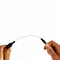 Spiral Feather Teaser Wand Flexible Interactive Pounce Chase Toy 5