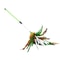 Spiral Feather Teaser Wand Flexible Interactive Pounce Chase Toy 8