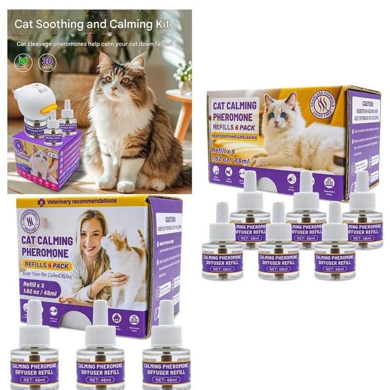 MultiPet Calming Pheromone Kit 4in1 Stress Relief System For Cats Dogs 1