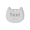 Custom Cat Silhouette ID Tag Personalized LaserEngraved Stainless Steel Nameplate 11