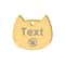 Custom Cat Silhouette ID Tag Personalized LaserEngraved Stainless Steel Nameplate 13
