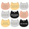 Custom Cat Silhouette ID Tag Personalized LaserEngraved Stainless Steel Nameplate 3