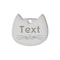 Custom Cat Silhouette ID Tag Personalized LaserEngraved Stainless Steel Nameplate 8