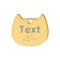 Custom Cat Silhouette ID Tag Personalized LaserEngraved Stainless Steel Nameplate 18