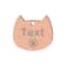 Custom Cat Silhouette ID Tag Personalized LaserEngraved Stainless Steel Nameplate 20