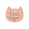 Custom Cat Silhouette ID Tag Personalized LaserEngraved Stainless Steel Nameplate 22