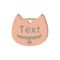 Custom Cat Silhouette ID Tag Personalized LaserEngraved Stainless Steel Nameplate 22