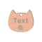 Custom Cat Silhouette ID Tag Personalized LaserEngraved Stainless Steel Nameplate 23