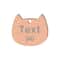 Custom Cat Silhouette ID Tag Personalized LaserEngraved Stainless Steel Nameplate 24