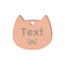 Custom Cat Silhouette ID Tag Personalized LaserEngraved Stainless Steel Nameplate 24