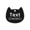 Custom Cat Silhouette ID Tag Personalized LaserEngraved Stainless Steel Nameplate 28