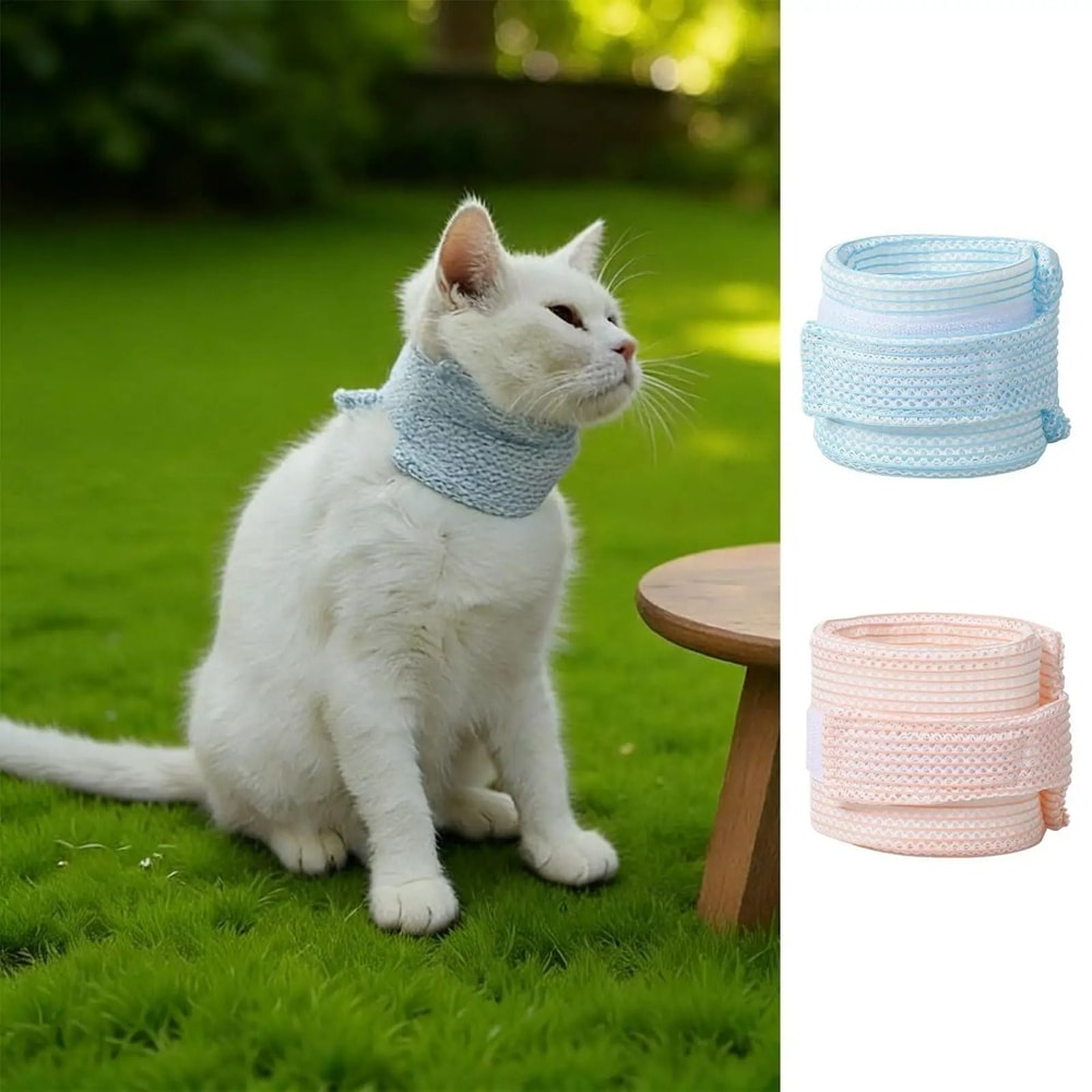 Cat Neck Brace Wound Protector Washable Waterproof PostSurgery Recovery Collar 0