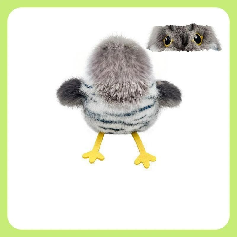 Smart TouchActivated Flapping Bird Interactive USB Rechargeable Sound Motion Cat Toy 8