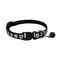 Adjustable Footprint Print Pet Collar Lightweight QuickRelease Safety Necklace With Crisp Bell 12