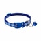 Adjustable Footprint Print Pet Collar Lightweight QuickRelease Safety Necklace With Crisp Bell 14
