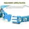 Adjustable Footprint Print Pet Collar Lightweight QuickRelease Safety Necklace With Crisp Bell 4