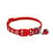 Adjustable Footprint Print Pet Collar Lightweight QuickRelease Safety Necklace With Crisp Bell 6
