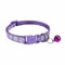 Adjustable Footprint Print Pet Collar Lightweight QuickRelease Safety Necklace With Crisp Bell 7
