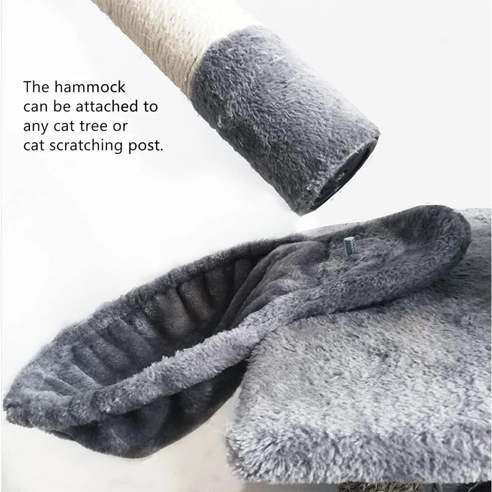 Plush Cat Tree Spoon Hammock Universal Replacement Basket DIY Climbing Frame Accessory 5