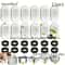 12Piece TripleAction Cat Fountain Replacement Filters Activated Carbon Sponge Water Care Set 7