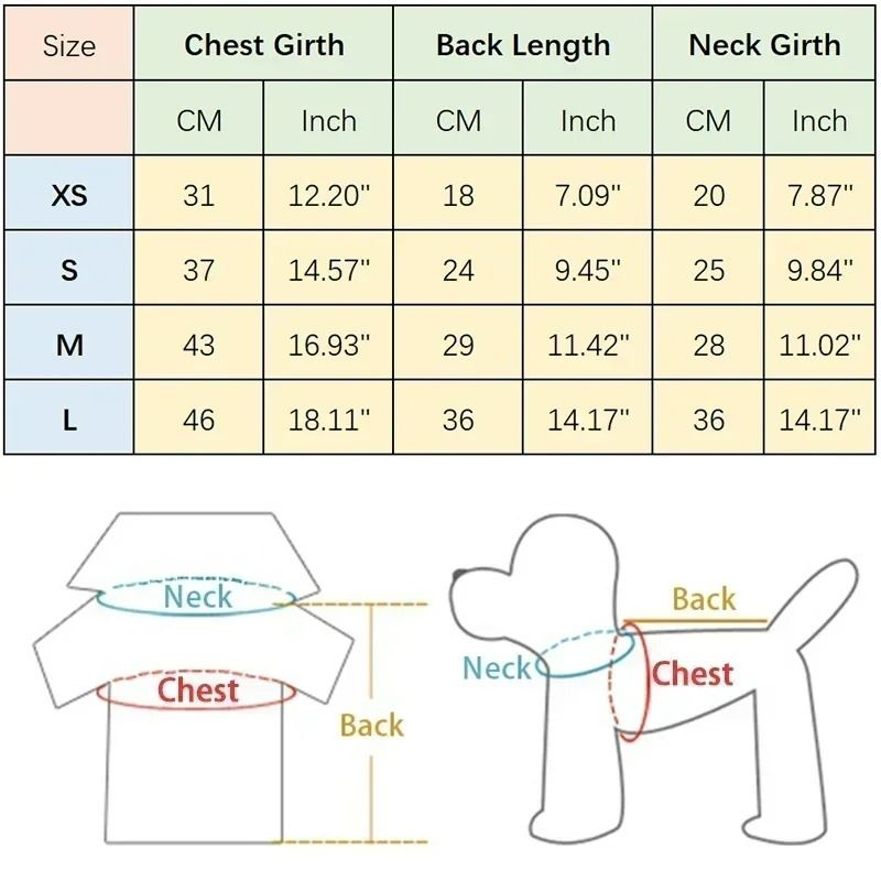 Security Print Pet Vest Lightweight Comfort Cotton TShirt Costume For Small Dogs Cats Small Anima 5