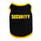 Security Print Pet Vest Lightweight Comfort Cotton TShirt Costume For Small Dogs Cats Small Anima 8