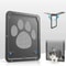 Magnetic Lockable Pet Screen Door Weatherproof Automatic Closure Flap With Paw Print Mesh 0