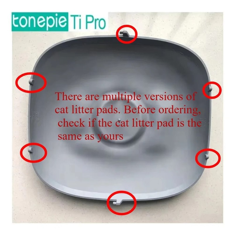 Silicone Smart Litter Box Mat Waterproof Litter Trapping Liner Drainage Seal Replacement Accessor 3