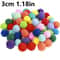 98Piece Premium Plush Cat Toy Balls Soft Assorted Color PomPoms For Chasing Interactive Play 1