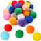 98Piece Premium Plush Cat Toy Balls Soft Assorted Color PomPoms For Chasing Interactive Play 2